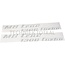 . Stickerset olijfgroen links en rechts Mercedes Benz MB-Trac 1400