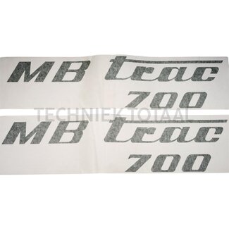 . Transferset olijfgroen Mercedes Benz MB-Trac 700