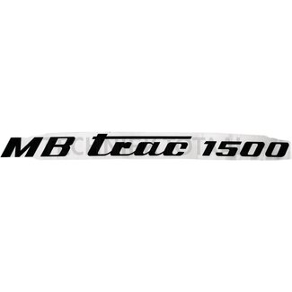 . Aufklebersatz schwarz Mercedes Benz MB-Trac 1100, 1300, 1500