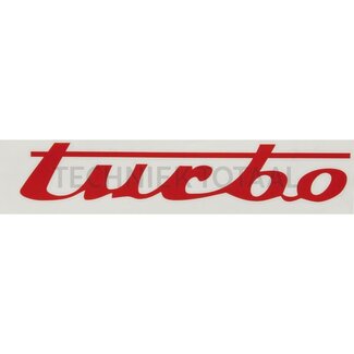 . Emblem Turbo rot Mercedes-Benz