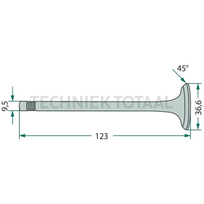GRANIT Auslassventil Motor A 4.212 Massey Ferguson 165