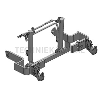 Scharmüller Onderste trekstang trekhaak onder 495 mm Multihog CX 75