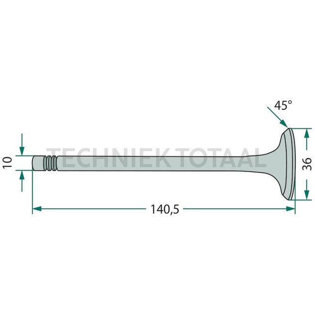 Exhaust valve engine For 314, For 352, For 364, For 366 Mercedes-Benz | A3660500227A 366 050 02 27, A 366 050 06 27