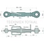 GRANIT Mechanischer Oberlenker standard cat. 1/2, 295 - 370 mm, M27 x 3