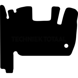 GRANIT Floor mat velour black Hitachi ZX210LC-7, ZX250LCN-7, ZX350LCN-7