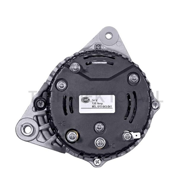 HELLA Alternator 12 V / 120 A Challenger, Massey Ferguson | 8EL 015 643-541, 3788017M92, 3821976M92, 3821977M91, 3821978M91
