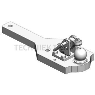 Scharmüller Draagplaat kogel 80, 690 x 245 mm, dikte 45 mm, 74 kN