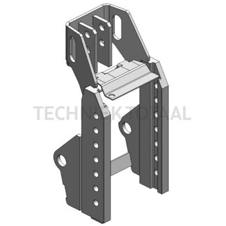 Scharmüller Anhängebockrahmen Standard 200 mm, 500 kg Stützlast Kubota B2 201
