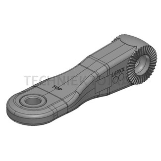 Scharmüller Trekoog getand Ø 33 mm, 412 mm, 36 tanden, 53 kN John Deere 550