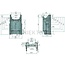 Scharmüller Trekhaakframe rail 390 mm, geleiding 32 mm, 100,2 kN, 2000/4000 kg | 00.227.390.1-A29