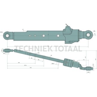 CBM Lift arm category 3, 973 mm, left