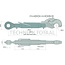 GRANIT Mechanischer Oberlenker Fanghaken/Gewindespindel Kat. 3/3, 560-790 mm