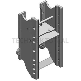 Scharmüller Trekhaakframe rail 330 mm, geleiding 32 mm, 112 kN, 1000 kg