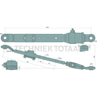 CBM Lift arm category 3, 1052 mm, left