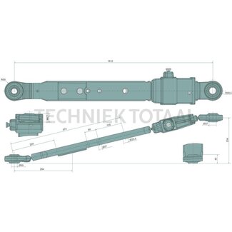 CBM Lift arm category 3, 1012 mm, right
