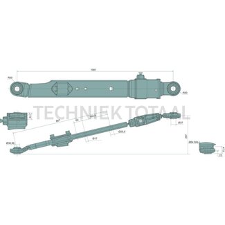 CBM Lift arm category 3, 1081 mm, right