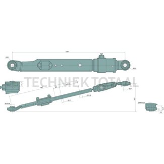 CBM Hefarm categorie 3, 1081 mm, links, 42,40 kg