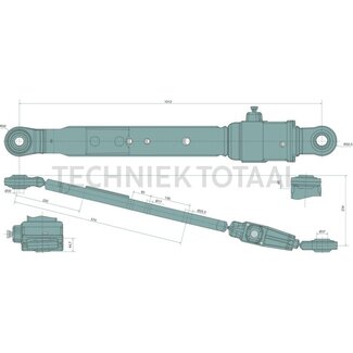 CBM Hefarm categorie 3, 1012 mm, links