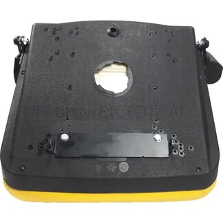GRANIT Zittingschaal hoge rug 18 inch met houder, PVC geel, 485 mm John Deere