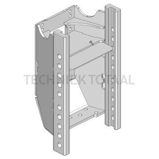 Scharmüller Trekhaakframe lang 330 mm, 53,4 kN Lindner Geotrac 74ep