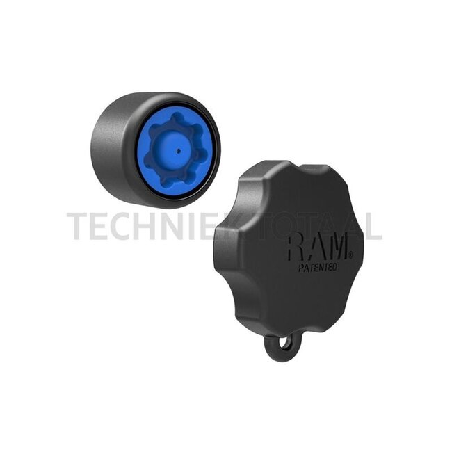 RAM MOUNTS Stift-Lock Verriegelung für B-Kugel 1 Zoll Verbindungsarme | RAP-S-KNOB3U