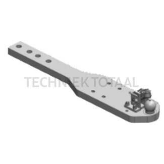 Scharmüller Tragplatten Kugel 80, 120,2 kN, 1338 x 270 mm, 4 Herzbolzen, CBM