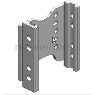 Scharmüller Hitch support 255 mm, 75 kg nose weight Kramer KL 33,5
