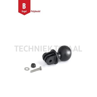 RAM MOUNTS GoPro Kamera-Adapter B-Kugel Ø 25,4 mm