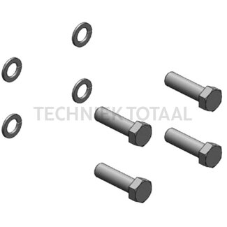 Scharmüller Boutenset 120 x 120, M20 x 70 10.9 - 4 stuks