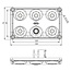 GRANIT Binnenverlichting LED 12/24 V, 5 LED's, 5.000K, IP65