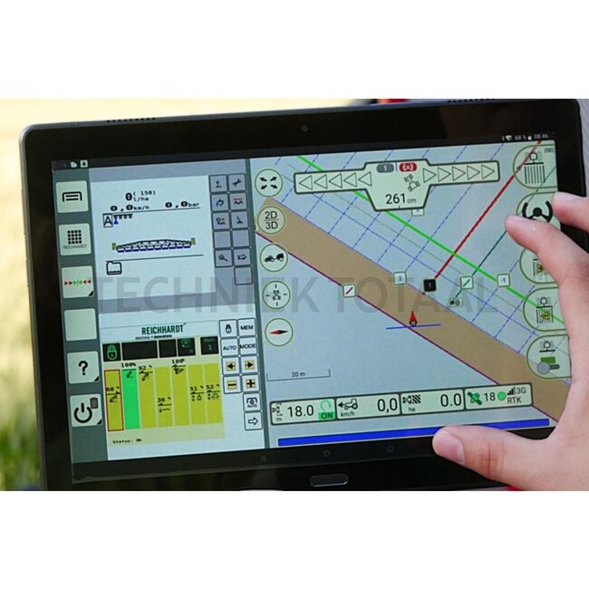 Reichhardt Smart Command parallelrijhulp 10 inch, visuele spoorgeleiding