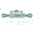 GRANIT Hydraulic top link cat. 2 - 1, 430 / 590 mm, stroke 160 mm | 87549637