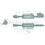 GRANIT Hydraulischer Oberlenker Kat. 3 - 28, 740 / 920 mm, Hub 180 mm | 02.1180.00.4, 47134200, 84399114, 87710192