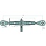 GRANIT Tensioner top link with ratchet M30 x 3,5, cat. 2, 510 - 745 mm