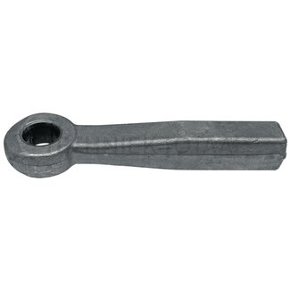 GRANIT Drawbar eye with bush Ø 40 mm, solid shaft 55 x 60 mm, DIN 74054