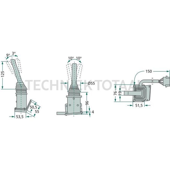 Cobo Multifunction switch horn, lighting, indicators | 1007071, 5126127, 5143663