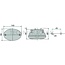 Cobo Indicator left / right oval 140 x 98 x 79 mm, 950 mm cable | 1010930