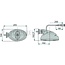 Cobo Werklamp breedstraler H3 55 W, 12 V, 205 x 104 x 103 mm, links | 1013761