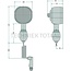 Cobo Handheld work light H3, 12 / 24 V, 55 / 70 W, 105 x 105 x 91 mm, cable 630 mm | 1015852