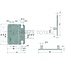 Cobo Holder position light horizontal mounting, right fastening 0° | 1029732