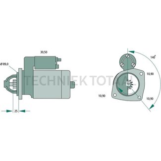 BOSCH Anlasser 24 V, 4,0 kW, 10 Zähne Iveco Eurocargo I-III, Eurotech MT