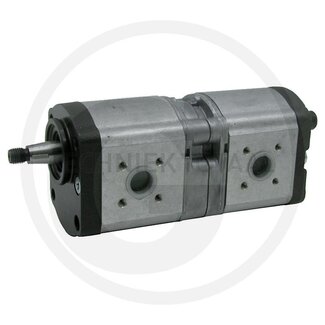 Bosch/Rexroth Dubbele pomp 14 + 8 cm³, conus 1:5, Ø 17 x 17, links Deutz-Fahr