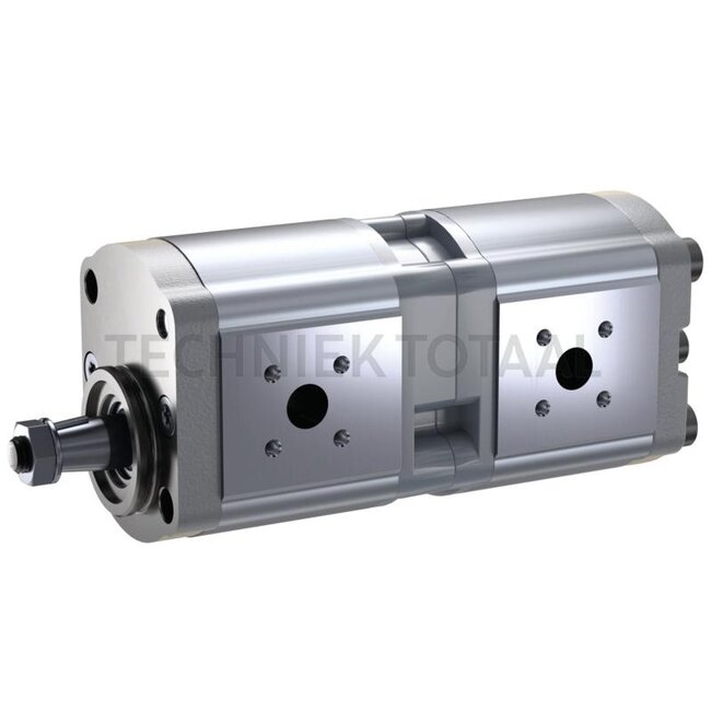 Bosch/Rexroth Double pump 14 + 8 cm³, taper 1:5, Ø 17 x 17, left Deutz-Fahr | R918C01146