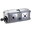 Bosch/Rexroth Double pump 14 + 8 cm³, taper 1:5, Ø 17 x 17, left Deutz-Fahr | R918C01146