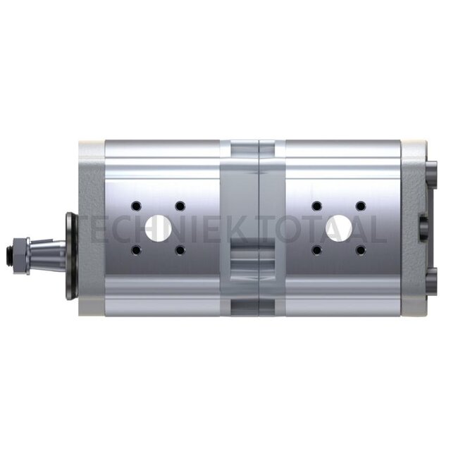 Bosch/Rexroth Dubbele pomp 14 + 8 cm³, conus 1:5, Ø 17 x 17, links Deutz-Fahr | R918C01146