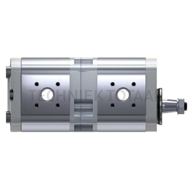Bosch/Rexroth Doppelpumpe 14 + 8 cm³, Konus 1:5, Ø 17 x 17, links Deutz-Fahr | R918C01146
