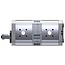 Bosch/Rexroth Dubbele pomp 11 + 8 cm³, conus 1:5, Ø 17 x 17, links Deutz-Fahr | 01178247, 0510560302, R918C01202
