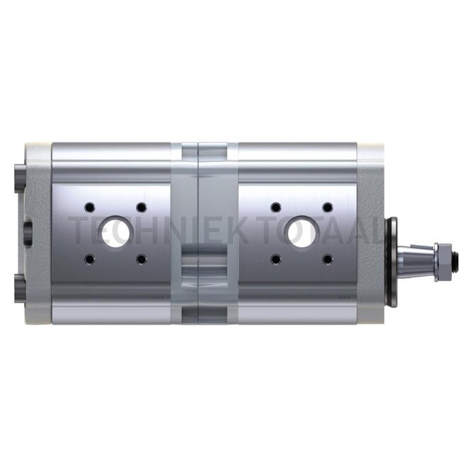 Bosch/Rexroth Double pump 11 + 8 cm³, taper 1:5, Ø 17 x 17, left Deutz-Fahr | 01178247, 0510560302, R918C01202