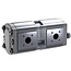 Bosch/Rexroth Dubbele pomp 11 + 8 cm³, conus 1:5, Ø 17 x 17, links Deutz-Fahr | 01178247, 0510560302, R918C01202