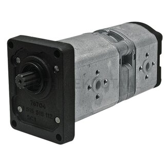 Bosch/Rexroth Double pump 22 + 14 cm³, B 17 x 14, 9 splines, left